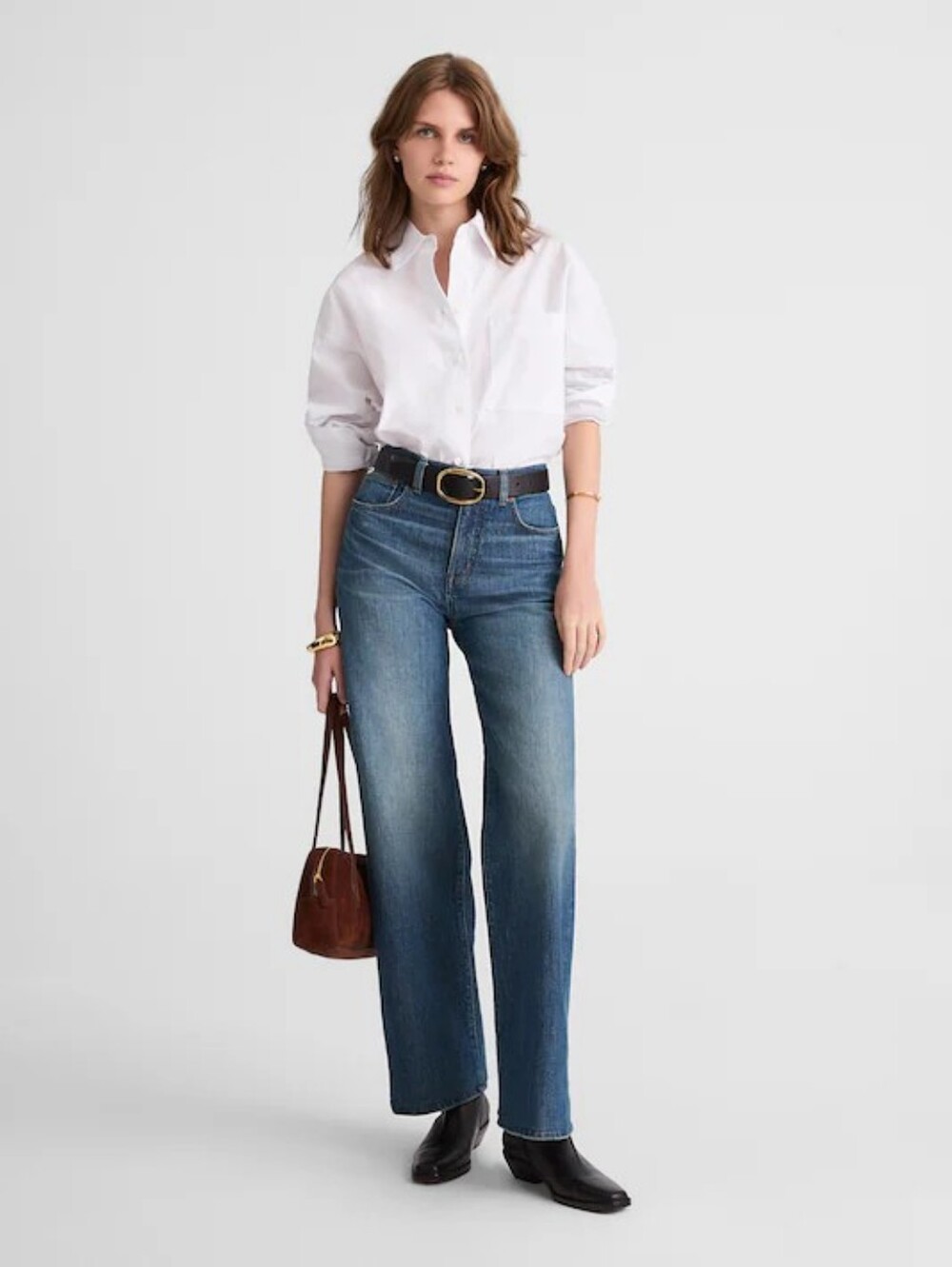 NWOT Madewell The Perfect Vintage Wide-leg Jean